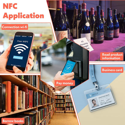 70 Pcs NFC Tags Sticker with NTAG215 Chip
