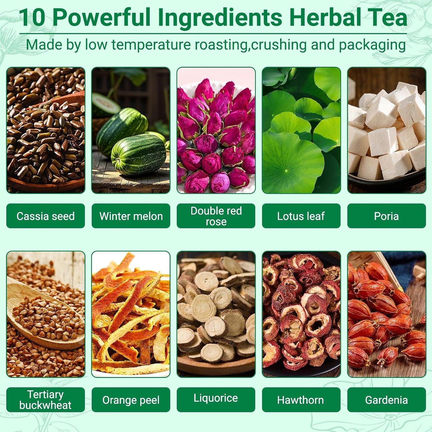 Liver Detox Tea, Chinese Kidney and Liver Cleanse Detox Herbal Tea Support Kidney Healthy Function with 11 Precious Ingredients Formula (1 Pack/15 Bags)