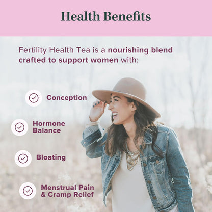 Jade Tea Fertility Tea for Women, Red Raspberry Leaf & Lady's Mantle