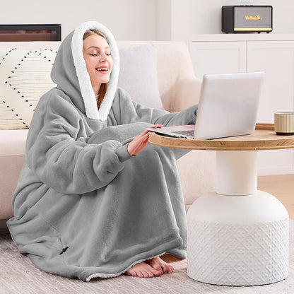 yescool Wearable Blanket Hoodie as Christmas Birthday Gifts for Women Mom - Colors B