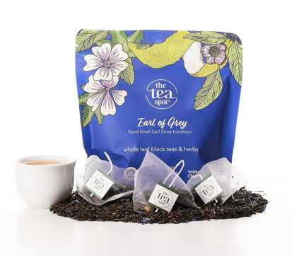 The Tea Spot Earl of Grey Black Tea | 15 Tea Bags