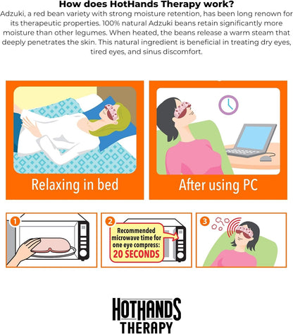 HotHands Therapy Warming Eye Compress, Tired & Dry Eye Relief, 1 Compress