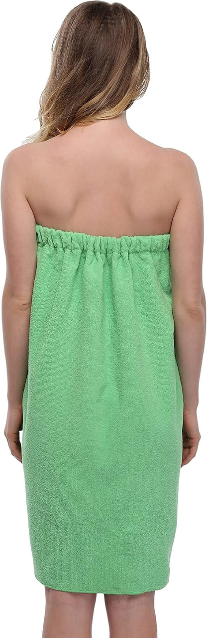 goodmansam Women's Shower Wrap Robes Spa Body Wrap Bathrobe Ultra Absorbent Cover up Towels
