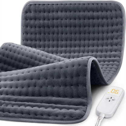 20"x24" XL Heating Pad for Back, Neck & Shoulders, Soft Electric Heating Pad with Moist & Dry Heat, Auto-Off, Machine Washable, Birthday Gifts for Women Wife Mom Her