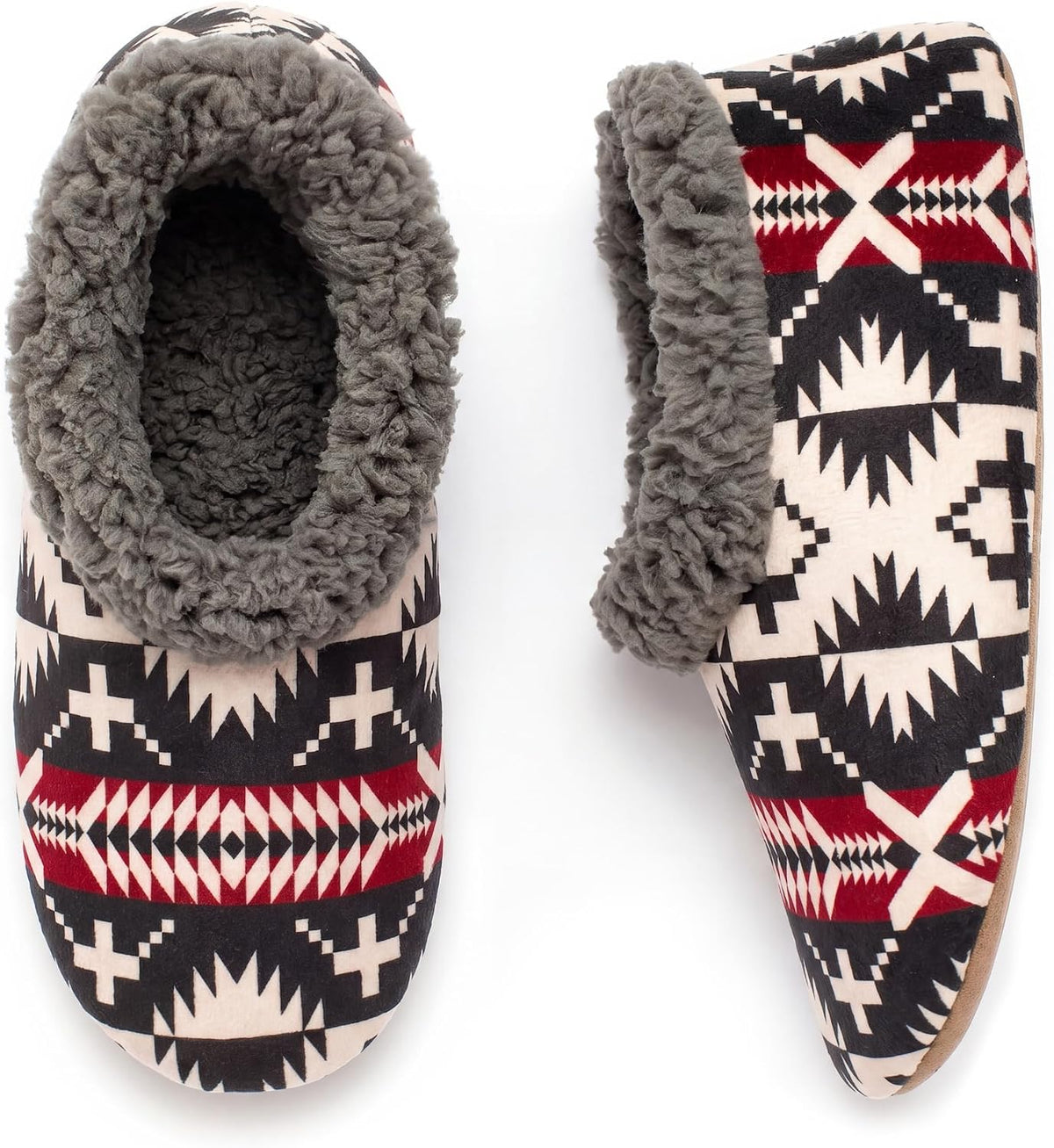 Cozylook Fuzzy Slippers for Women Indoor Soft Sole Slipper Socks