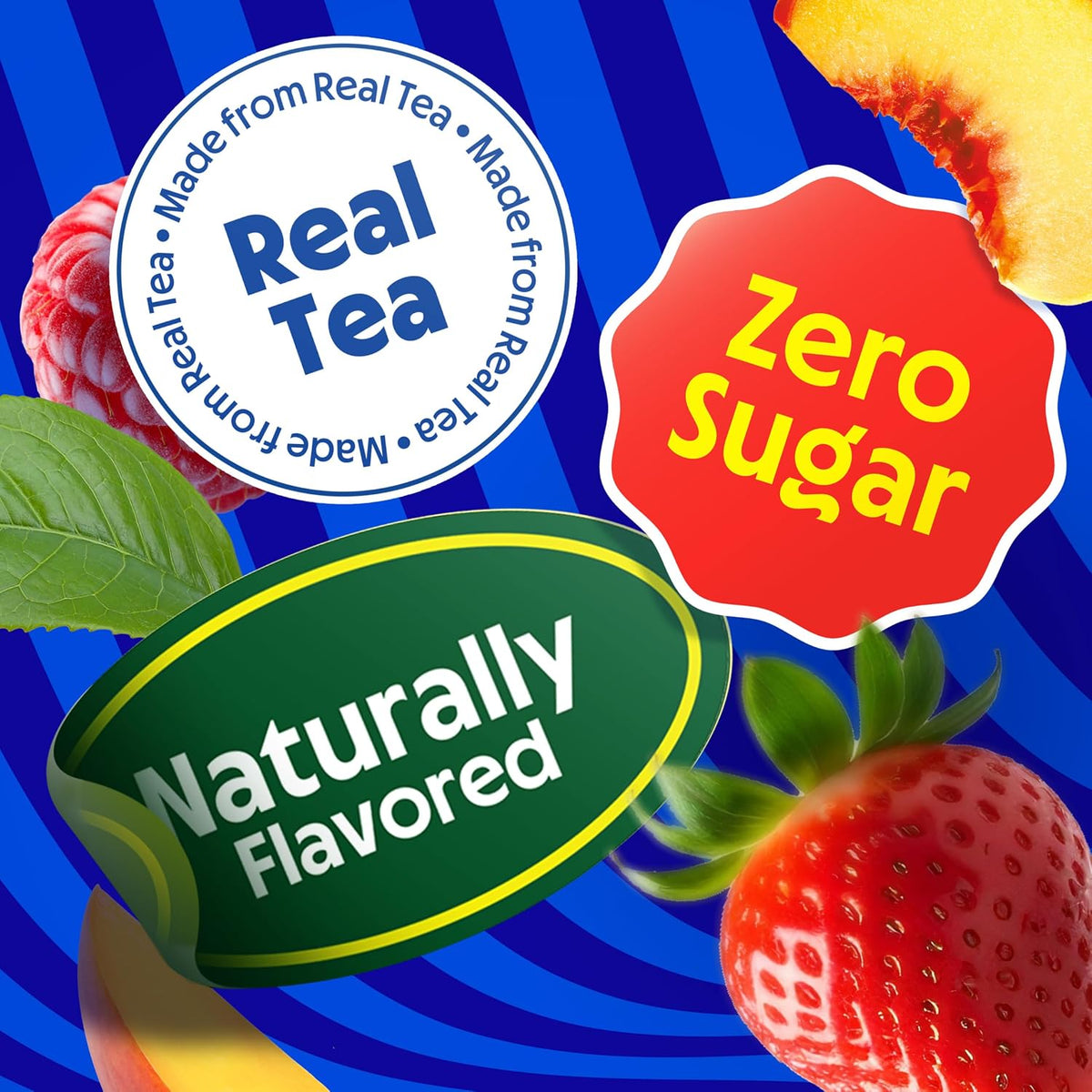 Snapple Zero Sugar Raspberry Tea, 16 fl oz recycled plastic bottle, Pack of 12
