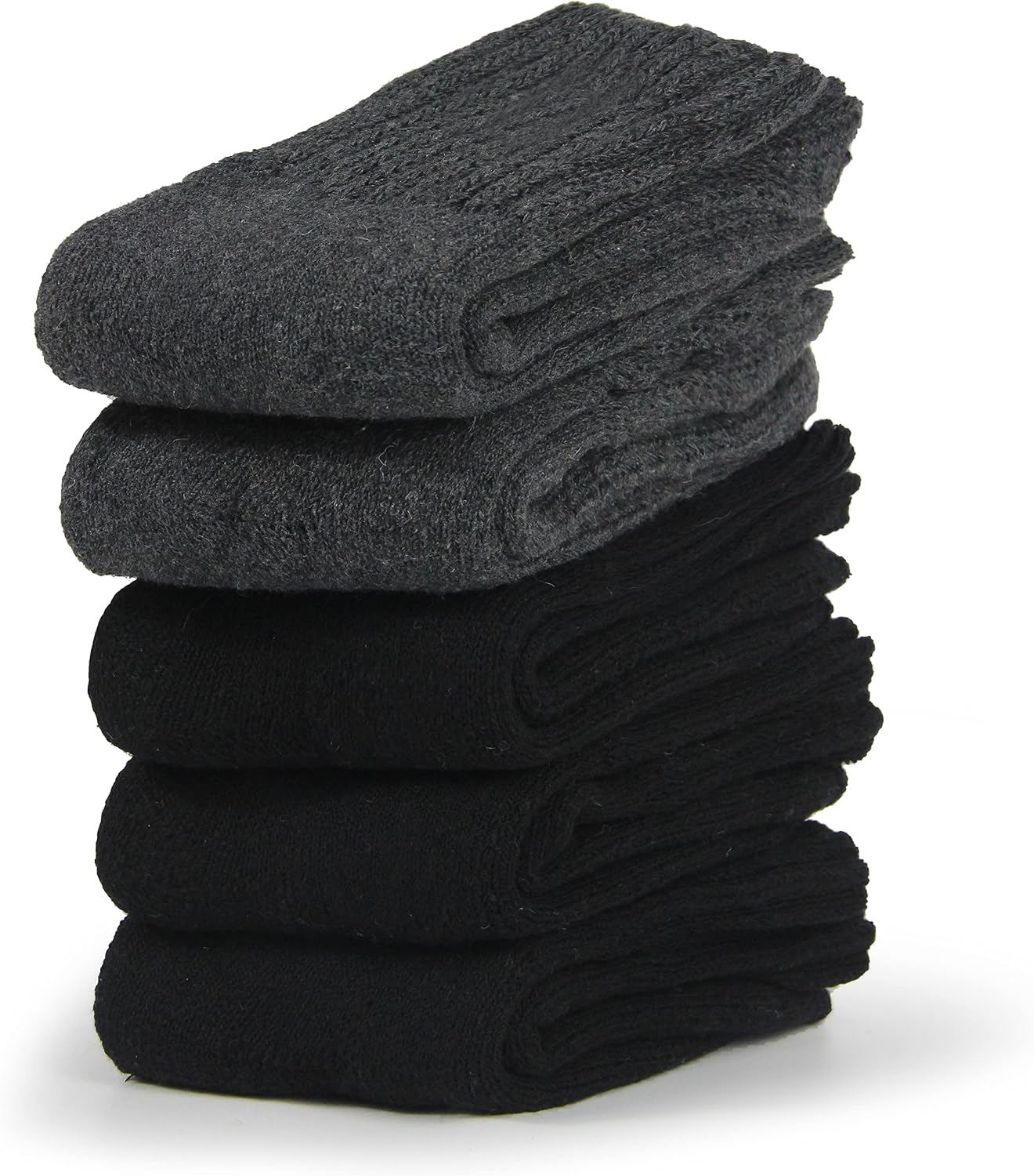BenSorts Women's Winter Boots Socks Thick Warm Cozy Crew Socks Solid Color Gifts