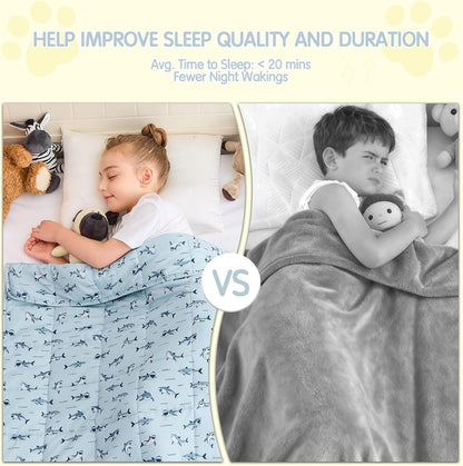yescool Weighted Lap Pad 2 Pounds Weighted Lap Blanket, Space Plane Small Weighted Blanket, Weighted Throw Blanket Gifts for Travel Indoor Outdoor, 20"x30"