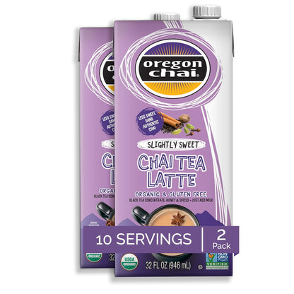 Oregon Chai Sugar Free Chai Concentrate, 32 Fluid Ounce (Pack of 6)