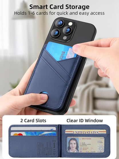 TopMade Magnetic Wallet Stand Tracker for Magsafe (iOS Only), Black