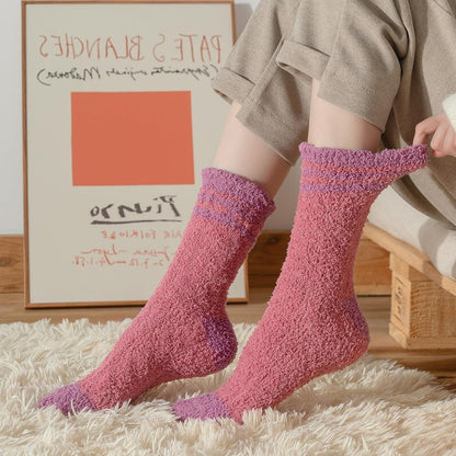 Premillow Womens Fuzzy Socks Fluffy Socks Women Winter Cozy Sock Warm Slipper Home Sleeping Sock for Women