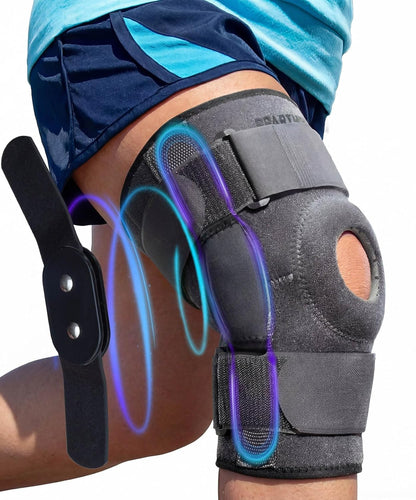Sparthos Knee Brace for Women & Men - Meniscus Tear Support - Gray-L