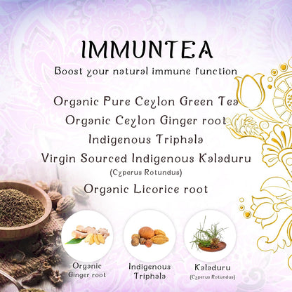 TERAPY ImmunTea Triphala & Ginger Ayurvedic Healthy Herbal Tea Mix, 20 Bags
