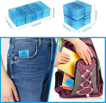 Infinity Cube Fidget Toy Stress Relieving Fidgeting Game for Kids and Adults,Cute Mini Unique Gadget for Anxiety Relief and Kill Time (Macaron Blue)