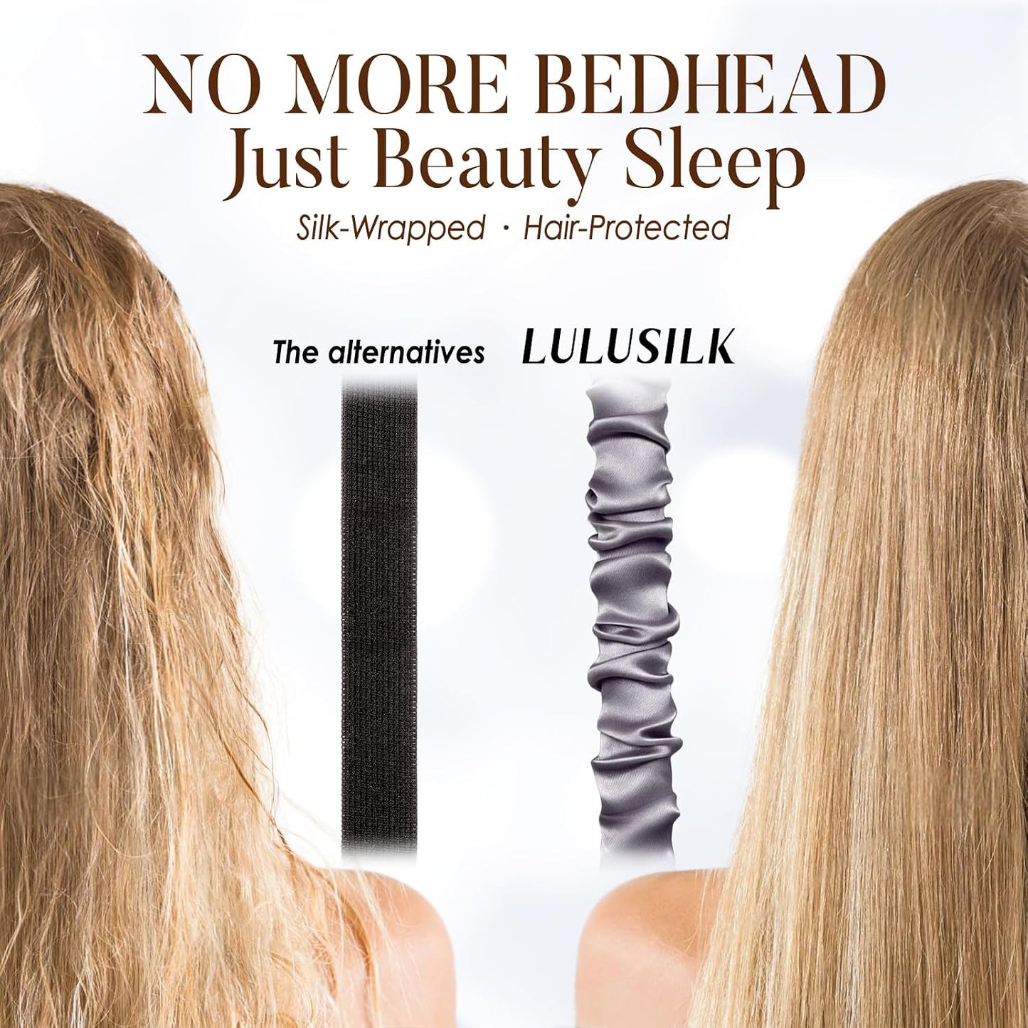 LULUSILK Mulberry Silk Sleep Eye Mask & Blindfold with Elastic Strap/Headband, Soft Eye Cover Eyeshade for Night Sleeping, Travel, Nap(Pink)