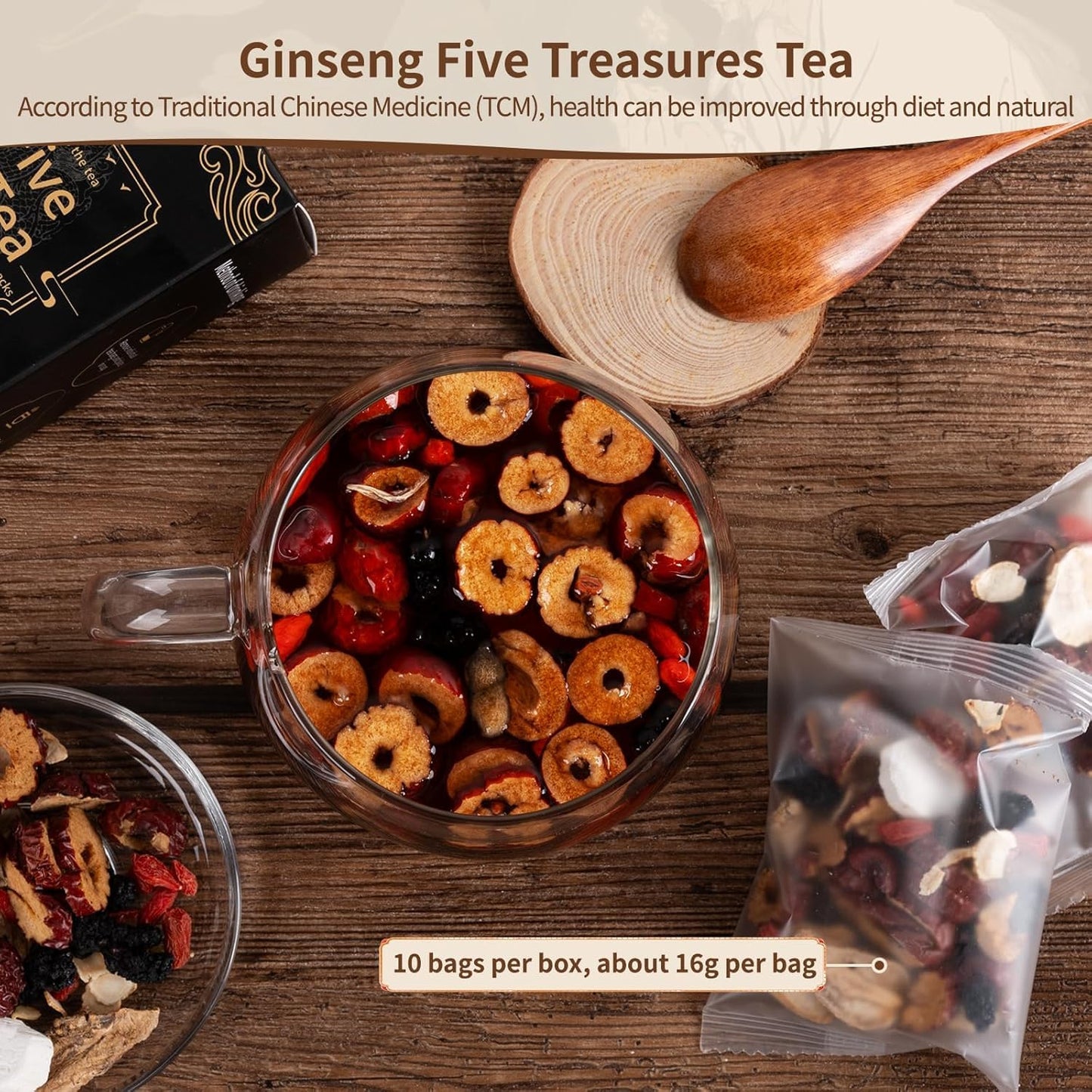 Liver Detox Tea, Chinese Kidney and Liver Cleanse Detox Herbal Tea Support Kidney Healthy Function with 11 Precious Ingredients Formula (1 Pack/15 Bags)