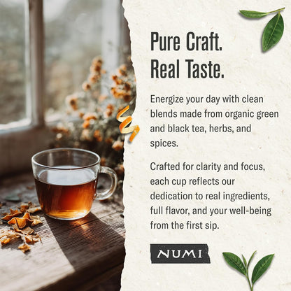 Numi Organic Aged Earl Grey Tea, 1lb Black Loose Leaf with Real Bergamot