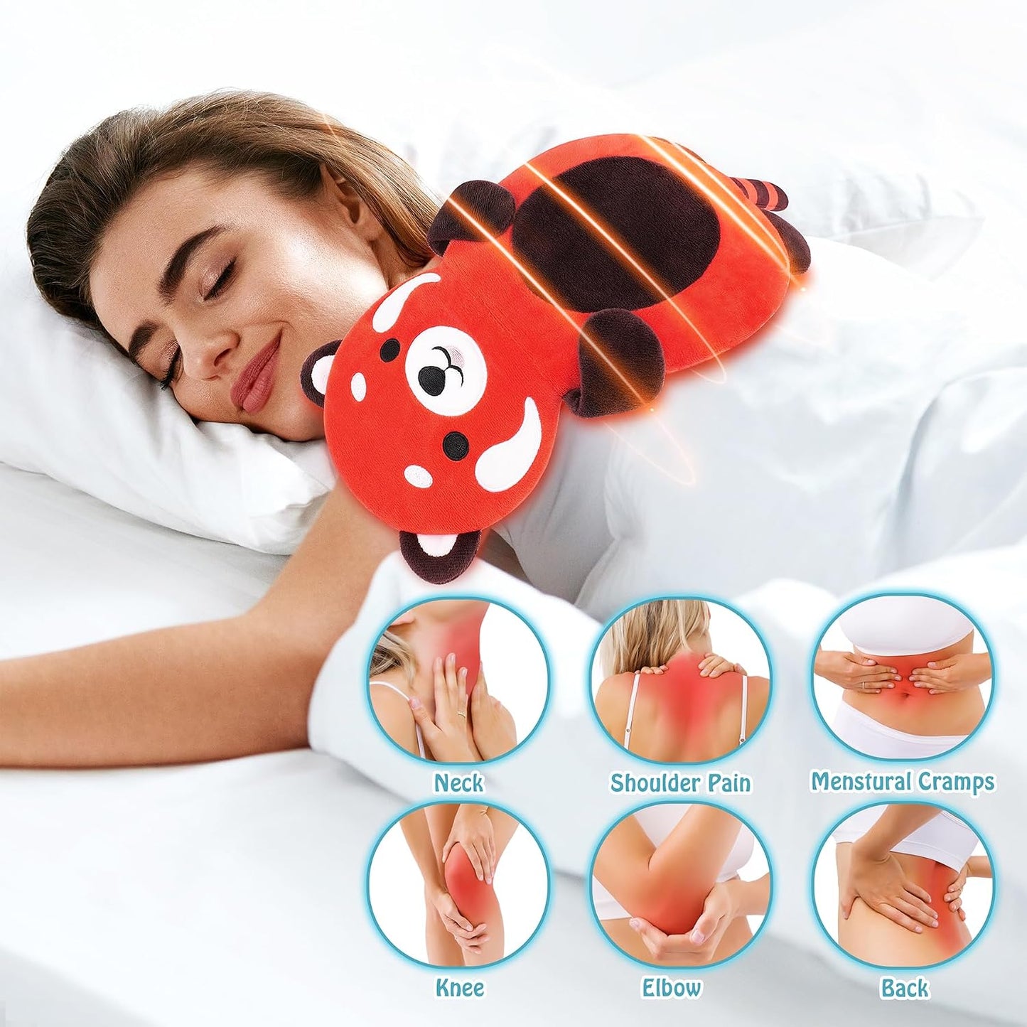 Microwave Heating Pad for Period Cramps,Otter Microwavable Heating Pad for Shoulder Neck Back Knee Pain Relief with Lavender Scented,Cute Otter Plush Toys Heat Pack for Women Kids Birthday