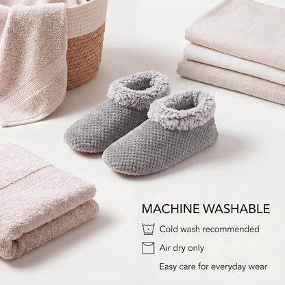 Cozylook Fuzzy Slippers for Women Indoor Soft Sole Slipper Socks