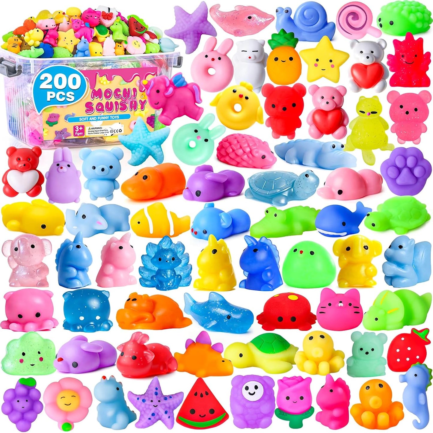 4 Pack Stress Cube, Slow Rising Ice Cube Stress Balls for Adults Kids, Sensory Fidget Toy for Anxiety Relief, Square Shape Squishy Balls for Classroom Prizes, Cube Squishy for Party Favors