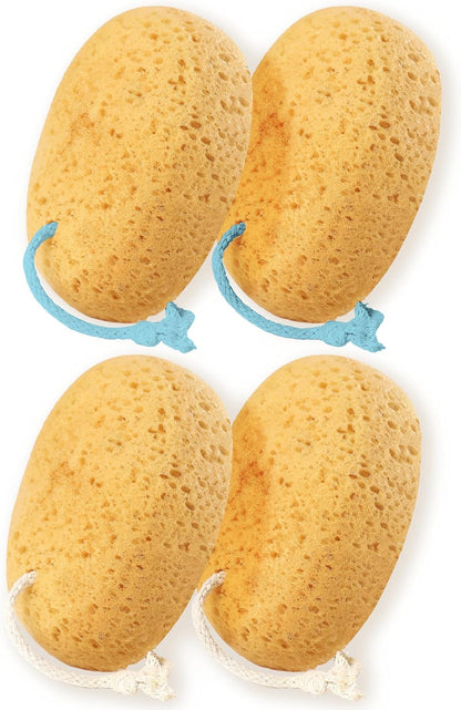 Bath Sponge, 2Pcs Large Shower Sponges for Women Men | Soft Sponge for Bathing, Exfoliating Wash Sponge Body Puff with Dense Foam for Gentle & Deep Cleanse for Sensitive Dry Skin