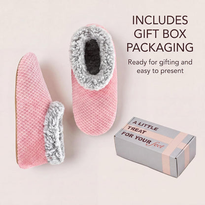 Cozylook Fuzzy Slippers for Women Indoor Soft Sole Slipper Socks