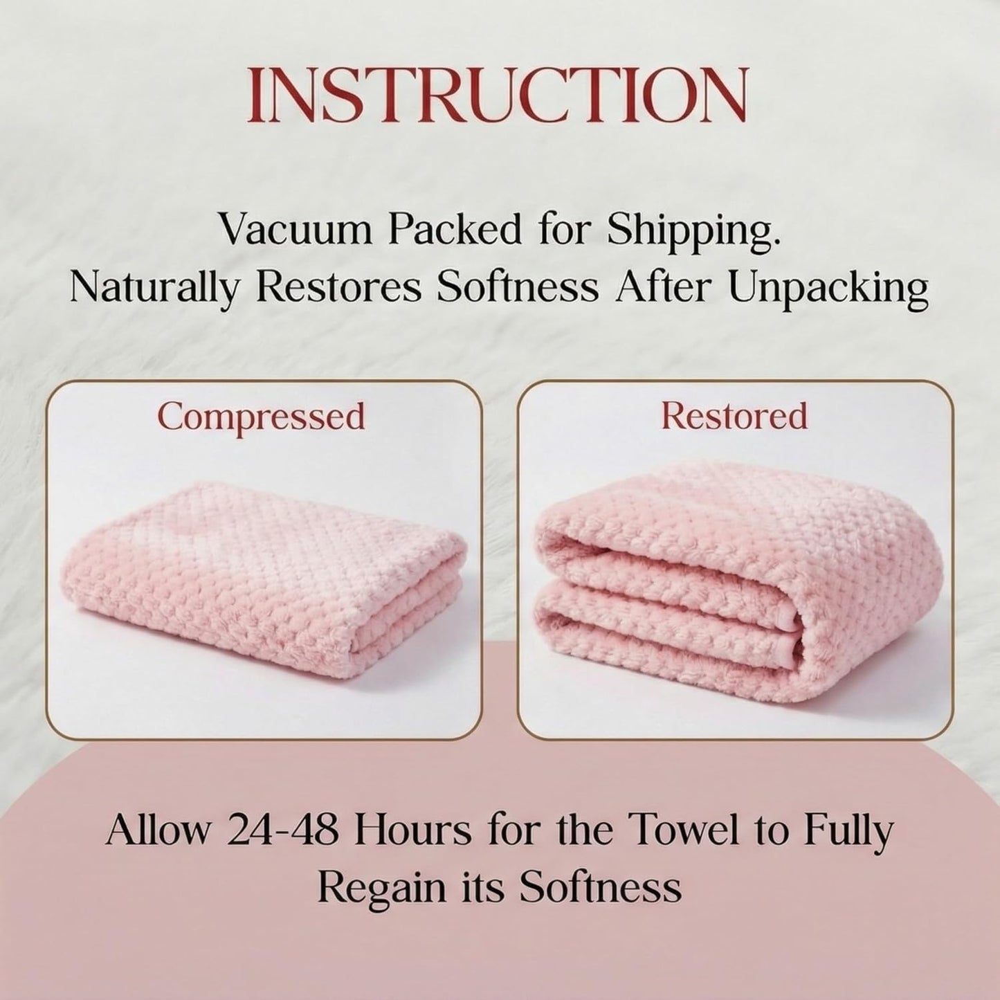 3 Pack Microfiber Hair Towel Wrap for Women 26 x 10 in | Hair Drying Towel with Button |Hair Turban Towel Quick Dry Coral Fleece Head Towels (Pink + Blue + Grey)