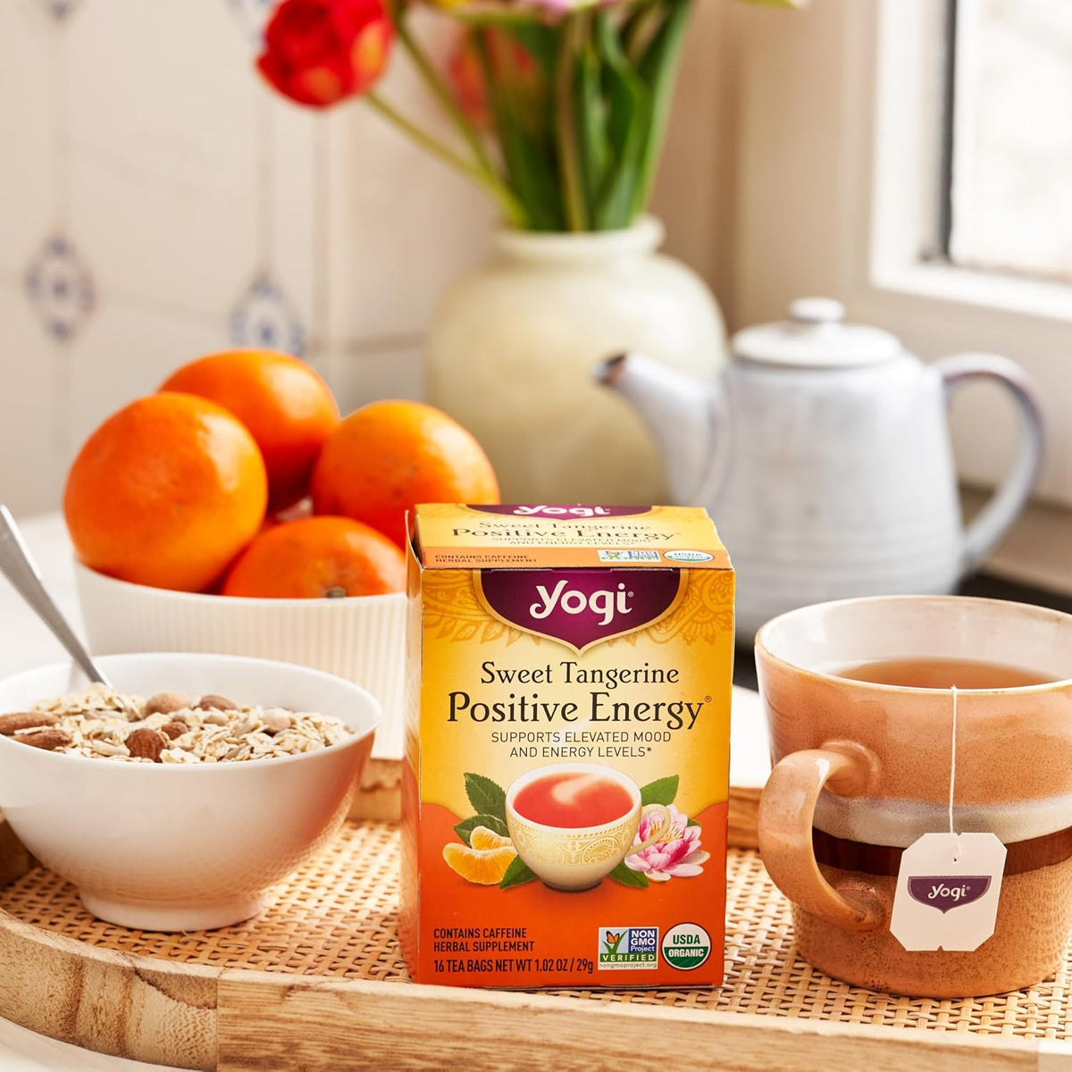 Yogi Morning Energy Variety Pack, 48 Tea Bags (3 Pack)