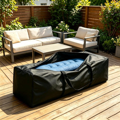 Extra Large Outdoor Cushion Storage Bags 68in Zippered Patio Storage Bag