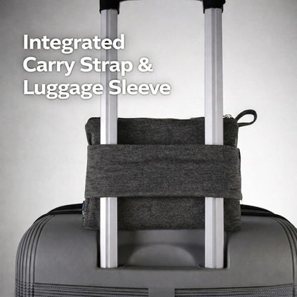 GForce Jersey Knit Travel Blanket| Packable| Fits Over Handle | Soft| Easy to Travel| Grey | Travel | Bag | Blanket |