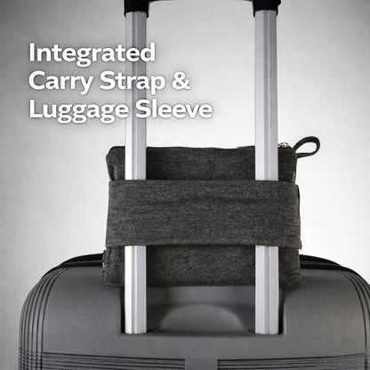 GForce Jersey Knit Travel Blanket| Packable| Fits Over Handle | Soft| Easy to Travel| Grey | Travel | Bag | Blanket |