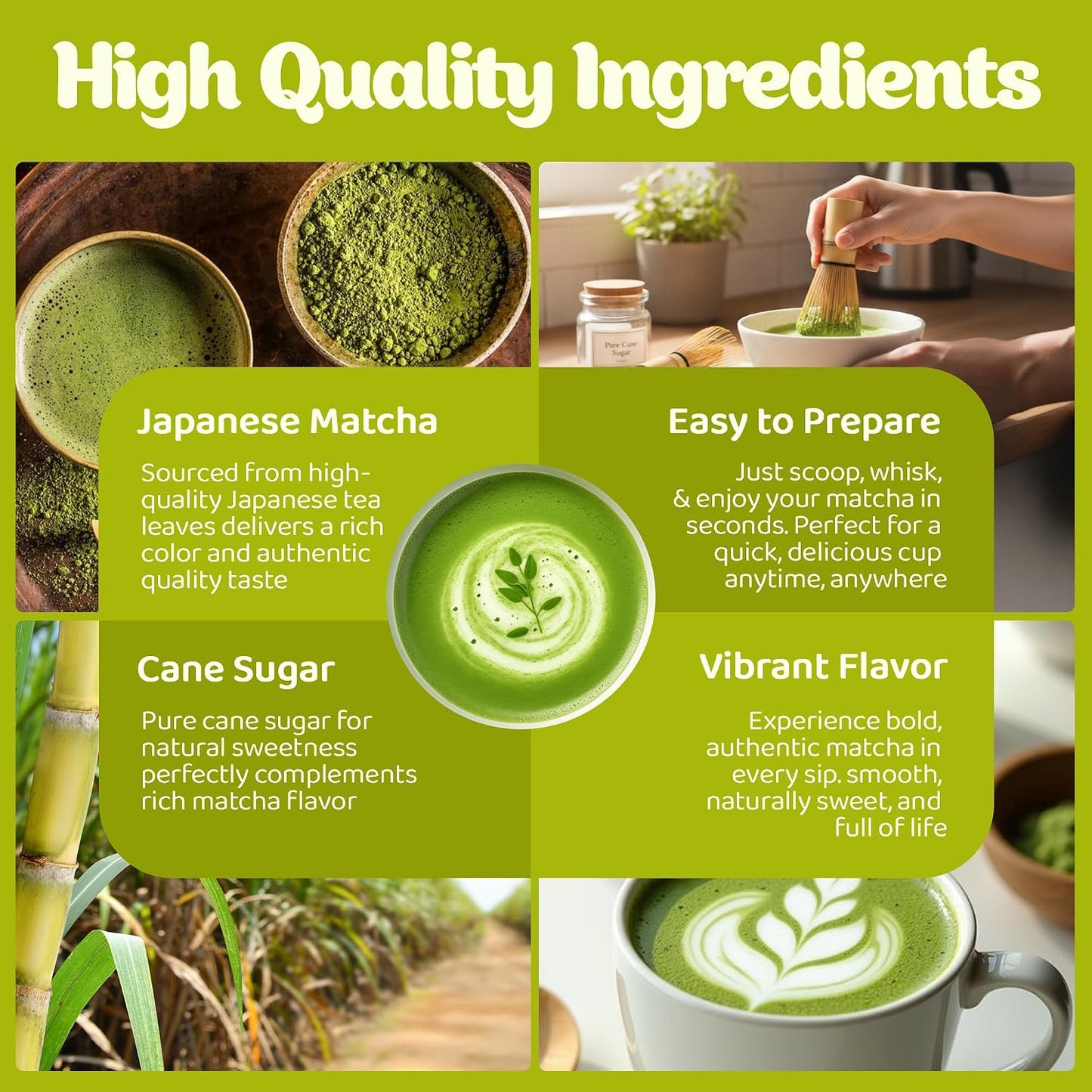 Cappuccine Sweetened Matcha Green Tea, 3 Pounds