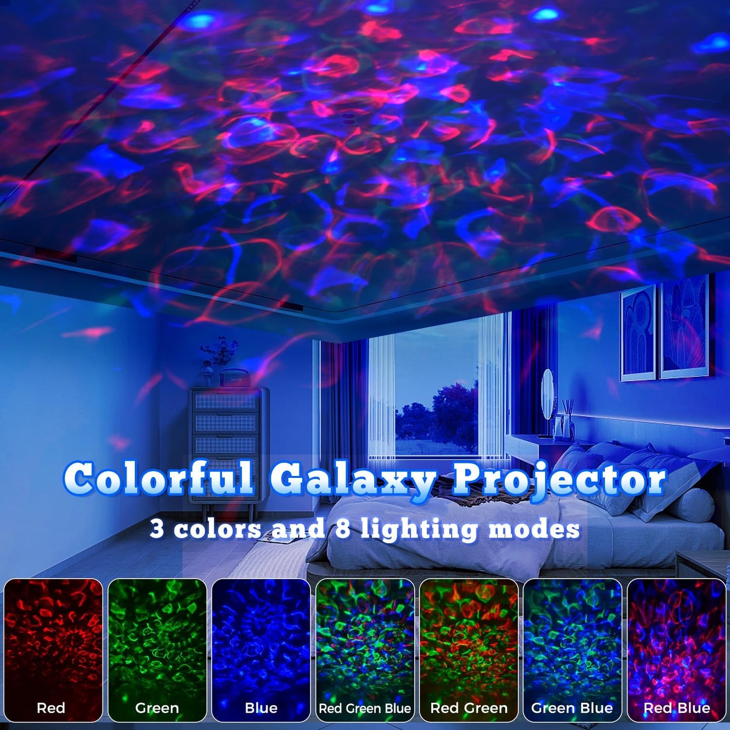 Galaxy Projector for Bedroom Night Light for Kids with Timer and Remote | Light Projector, Teen Girl Gifts Trendy Stuff Ideas Women for Boys Kids Adults, Nebula Lamp Room Decor Birthday Christmas Day