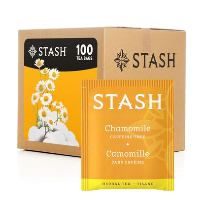 Stash Tea Chamomile Herbal Tea, 100 Count (packaging may vary) - Colors B