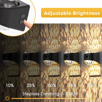 L LOHAS LED Night Light,Projector Night Light with Dusk to Dawn Sensor