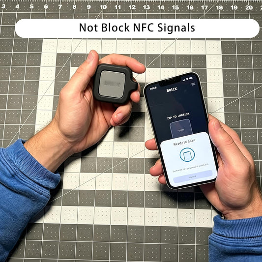 LEFXMOPHY Case for The Brick Smartphone Access Blocker Silicone Cover Black