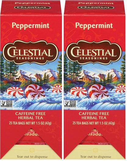 Celestial Seasonings Caffeine Free Chamomile Herbal Tea, 25 Tea Bags