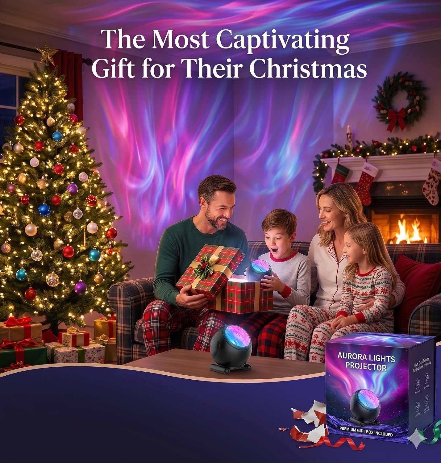 Northern Lights Projector, LED Night Light Aurora Projector with Timer and Remote, Room Decor, Gifts for Kids, Adults, Christmas, Birthday