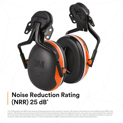 3M PELTOR Hearing Protection Earmuffs, X4 Series Noise Protection, Construction, Manufacturing, Assembly, Sanding