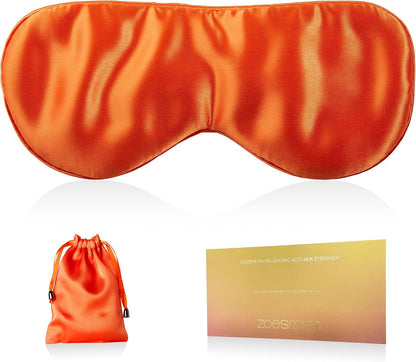 Sleep Mask 100% Mulberry Silk, Misty Blue