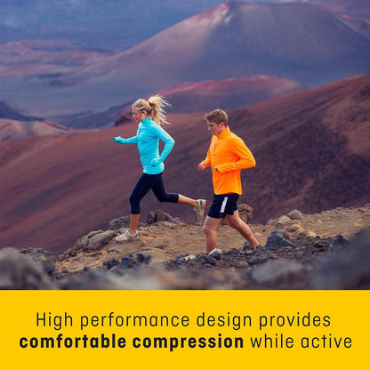 FUTURO Performance Compression Knee Support, Ideal for Everyday Activities, One Size - Black