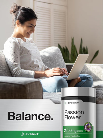 Horbäach Passion Flower Capsules | 90 Count