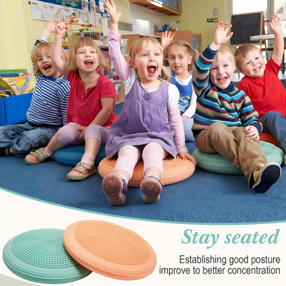 Libima 6 Pcs Inflated Wiggle Seat for Sensory Kid 13 Inches Multipack Wobble Cushion Balance Disc Flexible Seating Wobble Chair for Classroom Office Student Staff Chair Seat Pet Cushion