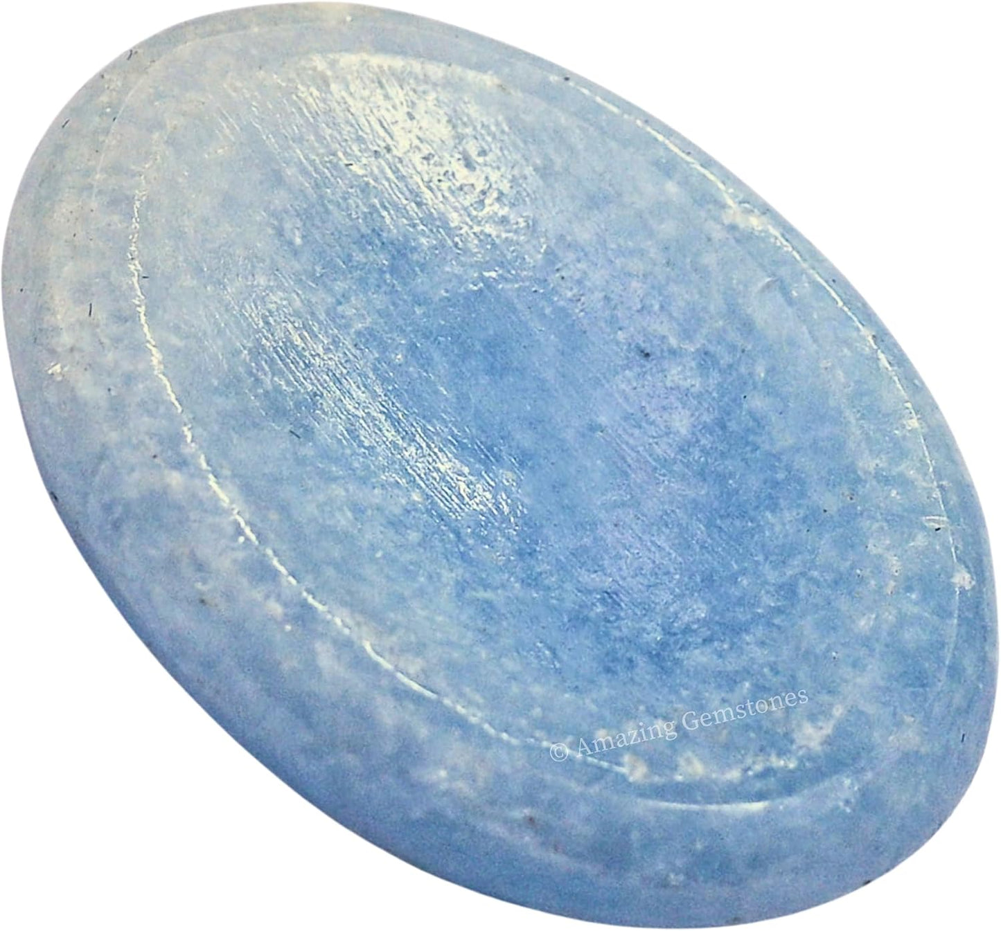 Amazing Gemstone Labradorite Thumb Worry Stone, Anxiety Stone, Healing Crystals - Piedra Crystal Fidget for Gift, Meditation, Calming, Relaxation, Stress Relief - Colors B