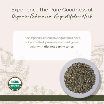 Starwest Botanicals Dried Echinacea Angustifolia Organic - 4 oz Pouch