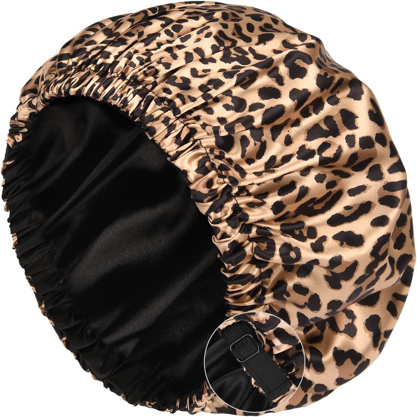 YANIBEST Silk Bonnet Satin Bonnet for Sleeping Women Men, Adjustable Double Layer Hair Bonnet for Curly Braids Reduce Frizz