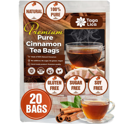 Tagalica, Premium 135 Dandelion Root Tea Bags, 100% Natural & Pure from Dandelion Root, Eco-Conscious Tea Bags, Herbal Tea. No Sugar, No Caffeine, No Gluten, Vegan