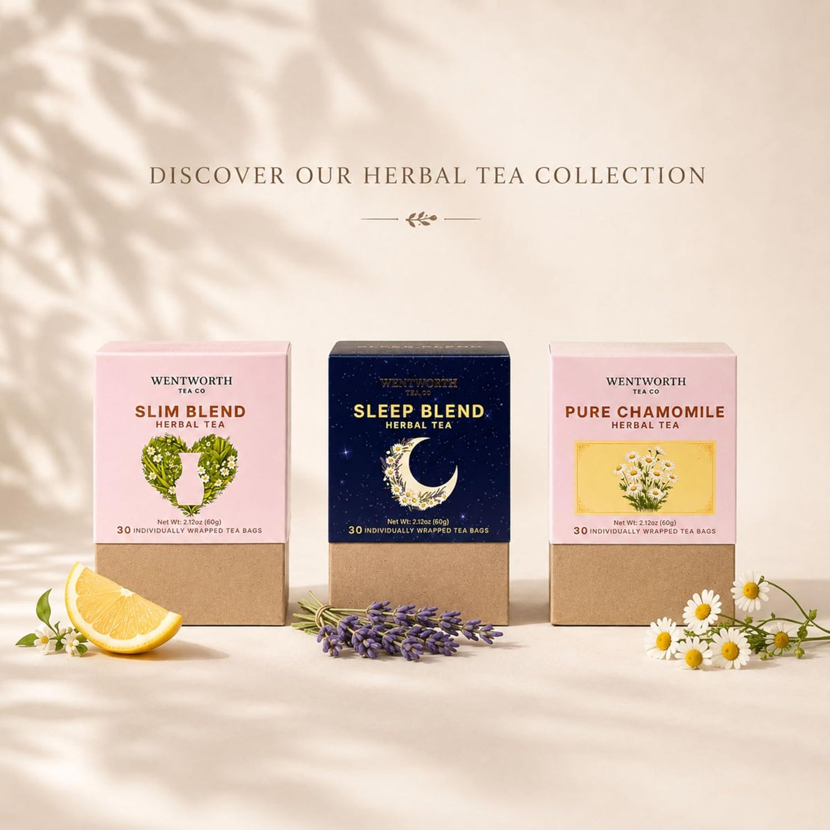 Sleep Blend Caffeine Free Herbal Tea 30 Individually Wrapped Teabags