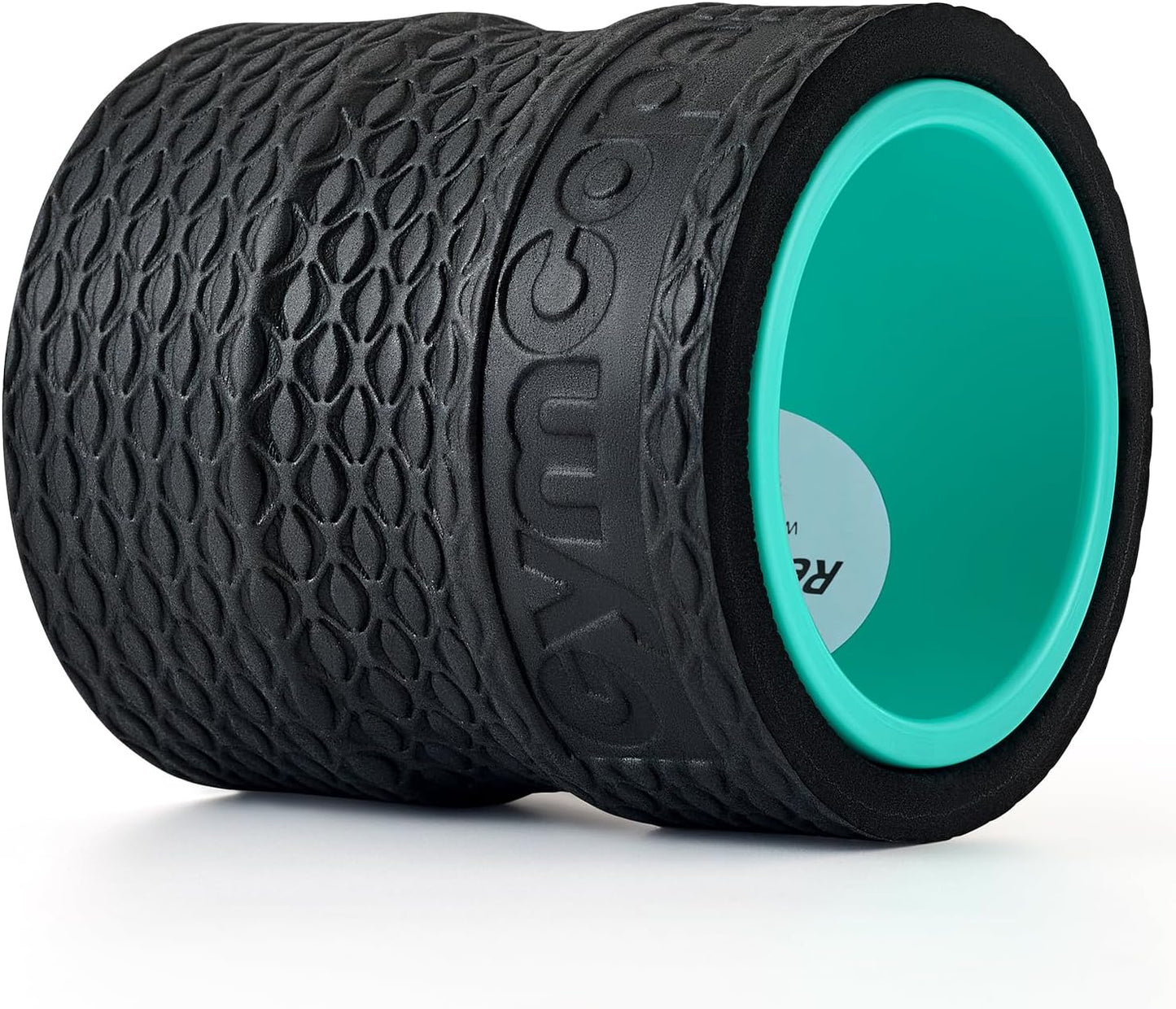 Back Wheel Foam Roller – Targeted Back & Neck Relief, Lumbar Spine Stretcher, Spinal Decompression Back Stretcher, Massage Roller with Density Foam for Physical Therapy, Supports 500lbs