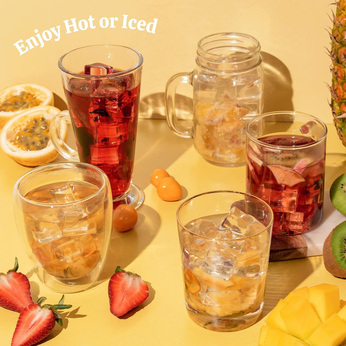 Alibú Dried Fruit Tea Infusions - Variety Pack - Certified Vegan, 100% Natural, Hot or Iced, Caffeine Free, Eat and Drink -.12 oz